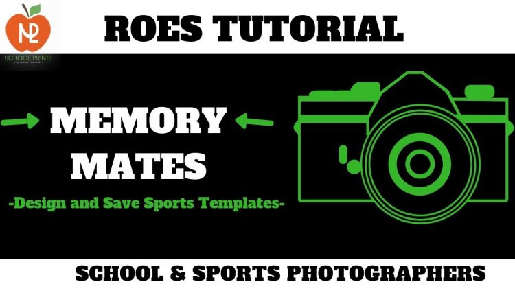 Sports Photo Lab - Order Memory Mates - Custom Templates in School Prints ROES
