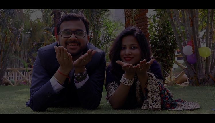 Amit sang Ekta pre-wedding shoot.