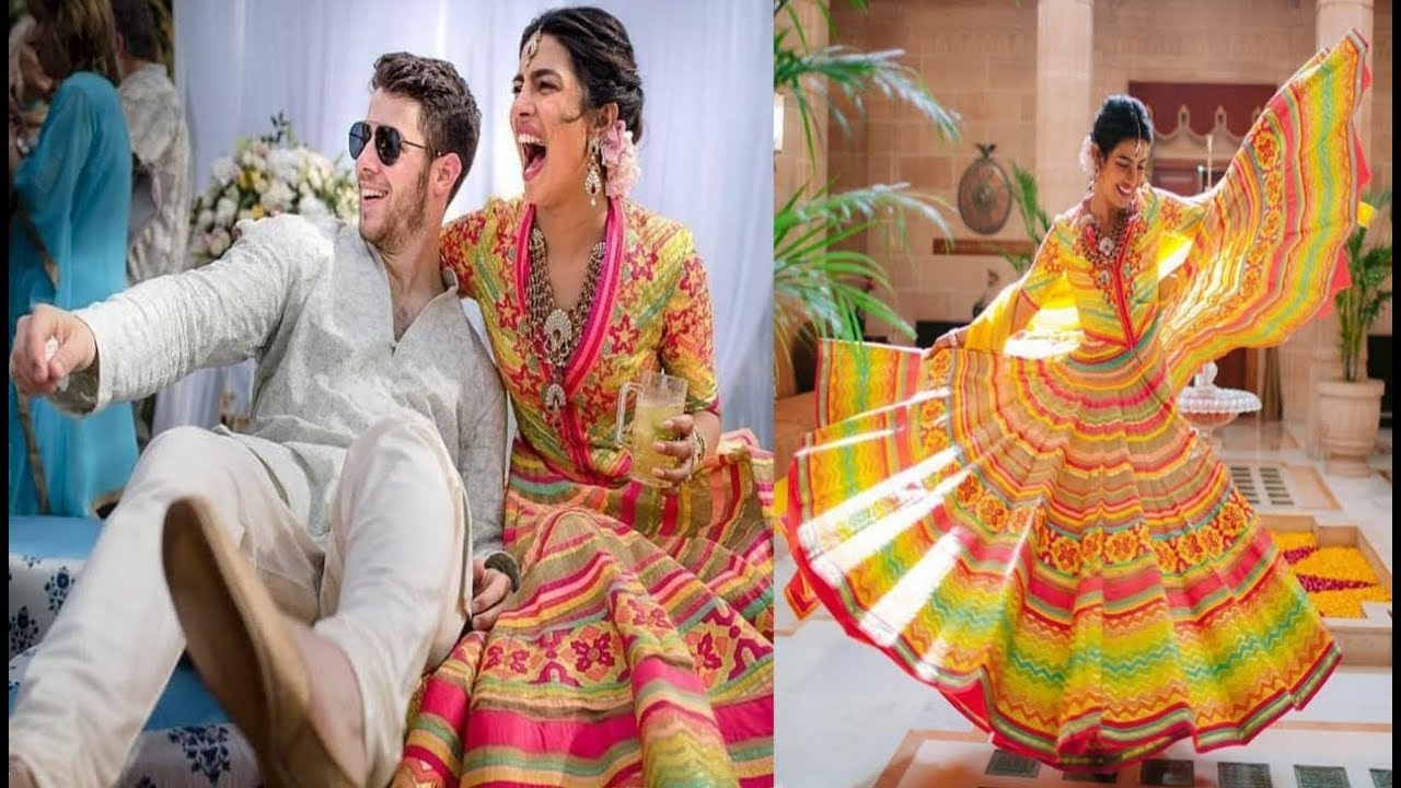 Newly Married Priyanka Chopra & Nick Jonas Beautiful Wedding Pics