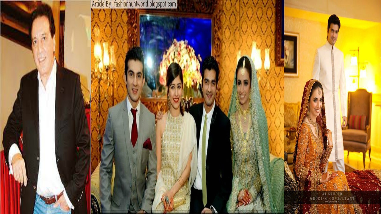 Javed Sheikh Son Shahzad Sheikh Wedding Pictures.