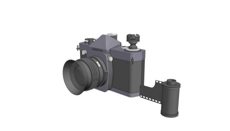 Photo Camera 3D Model