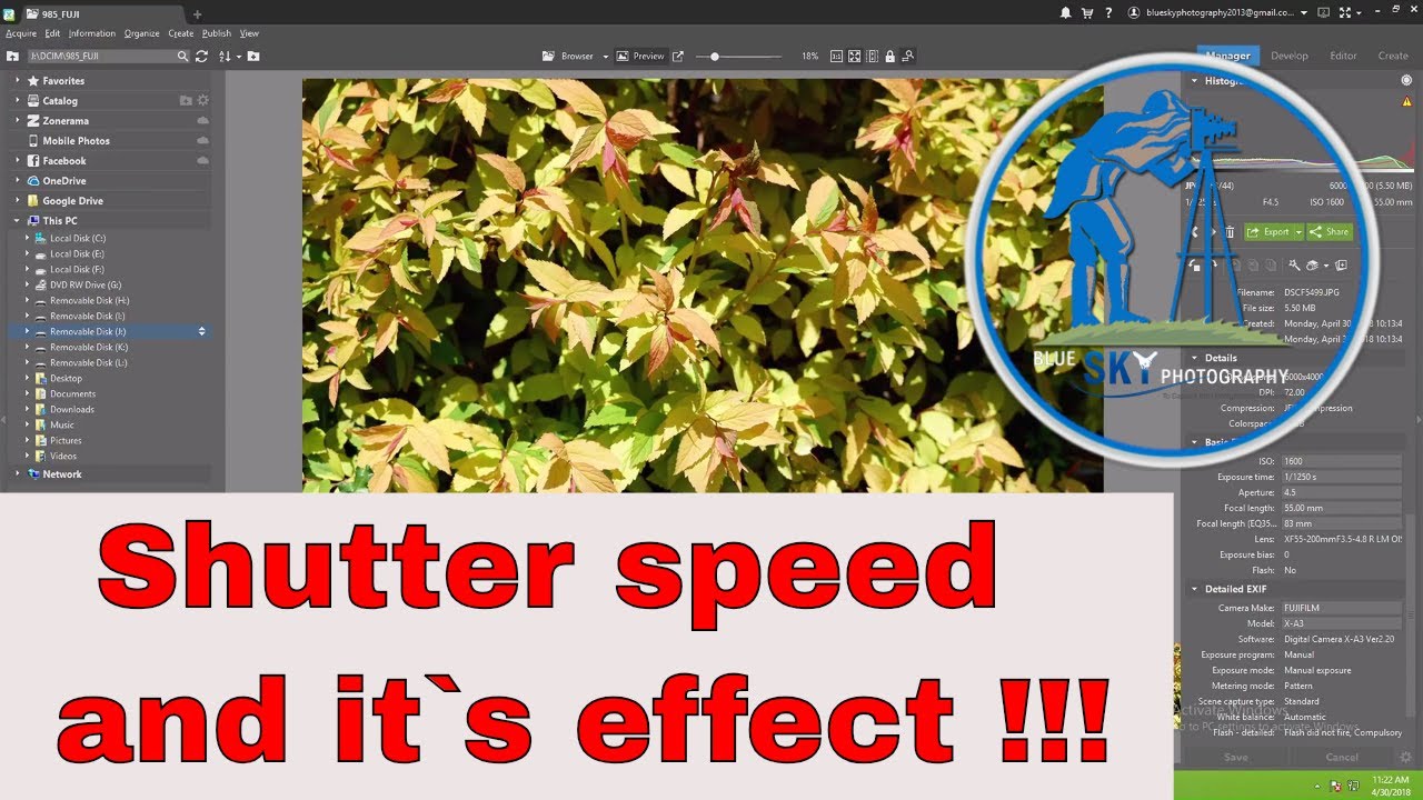 Shutter speed and it`s effect on your photography !!!