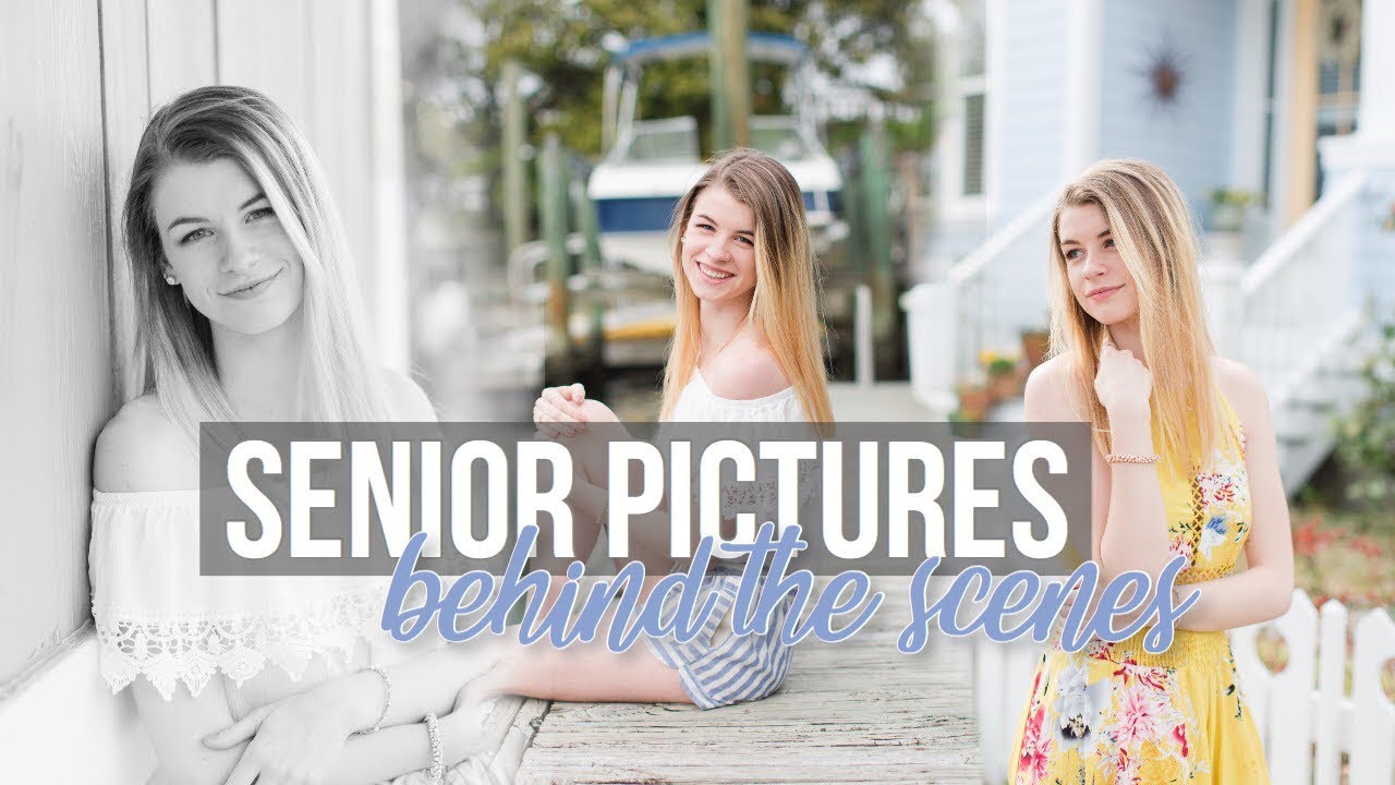 VLOG || SENIOR PICTURES AT THE BEACH: BEHIND THE SCENES