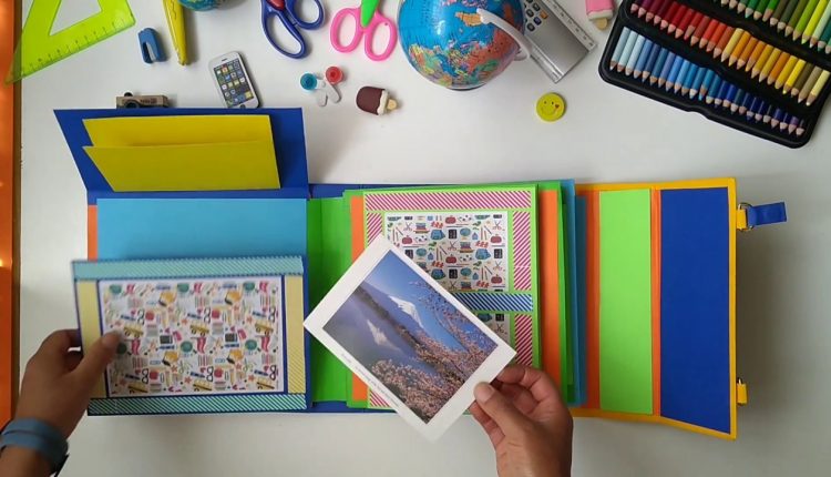 Photo Album Scrapbook - Themed: Back to school