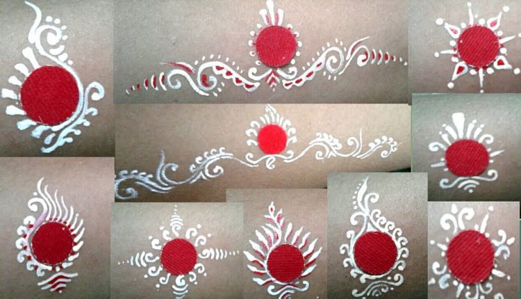 BENGALI BRIDAL CHANDAN ART||BRIDAL BINDI DESIGN ||bridal kolka||reception bridal bindi