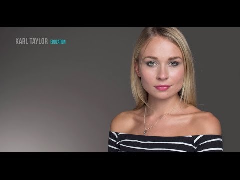 A Simple 2 Light Portrait Set-Up photography tutorial with Karl Taylor