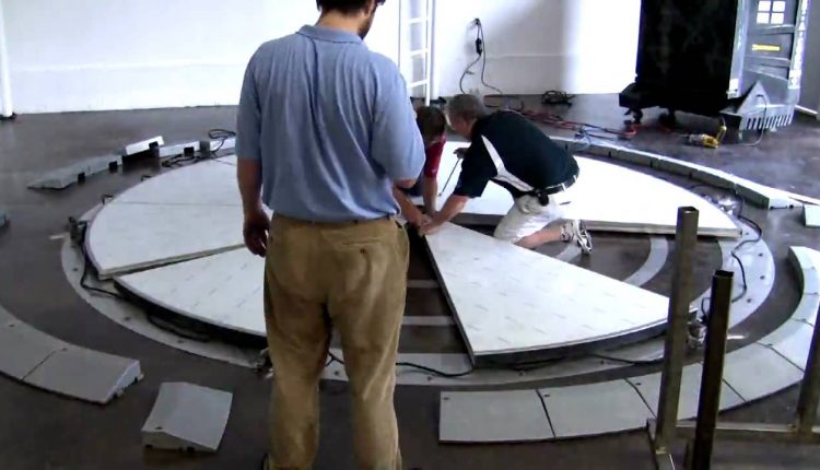 Mercedes-Benz of Austin Photo Studio Car Turner Turntable Installation S400 Hybrid