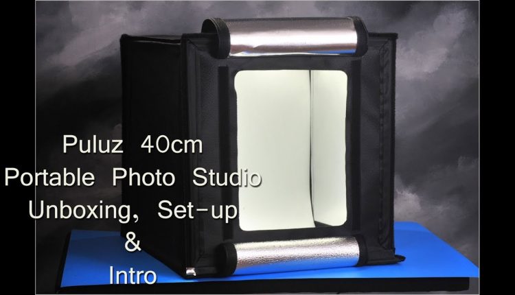 Puluz 40cm Portable Photo Studio Unboxing, Set-up & Intro