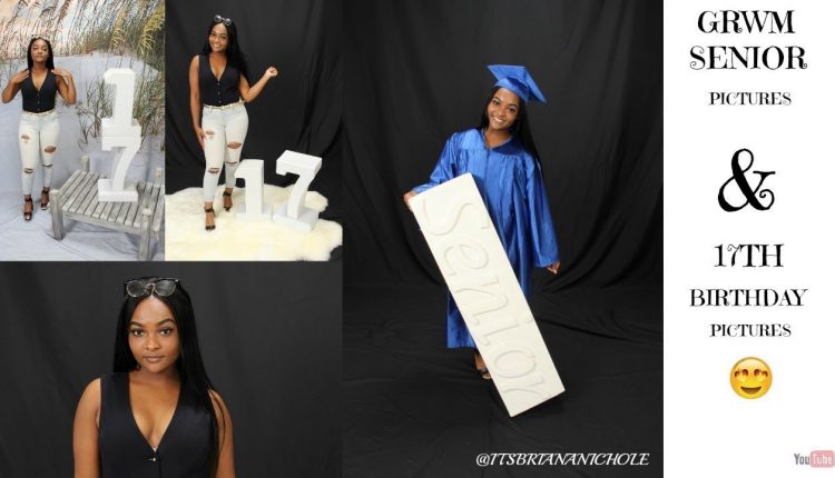 GRWM VLOG | SENIOR PICTURES & 17TH BIRTHDAY PICTURES !