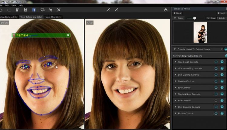 UK Tutorial - Photoshop Make up using Portrait Pro 15 Studio
