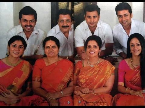 SURIYA family:Actor Sivakumar FAMILY photo shoot | SURYA| Karthi | Jyothika personal video