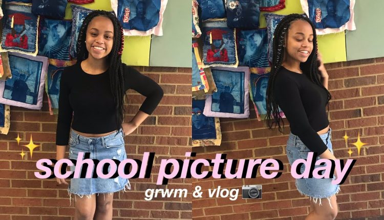 HIGH SCHOOL PICTURE DAY GRWM + VLOG