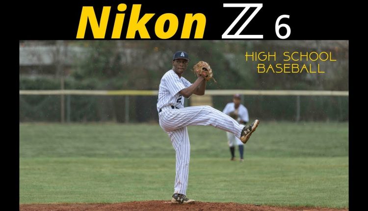 Nikon Z6 Baseball High School Sports Photography in the Rain