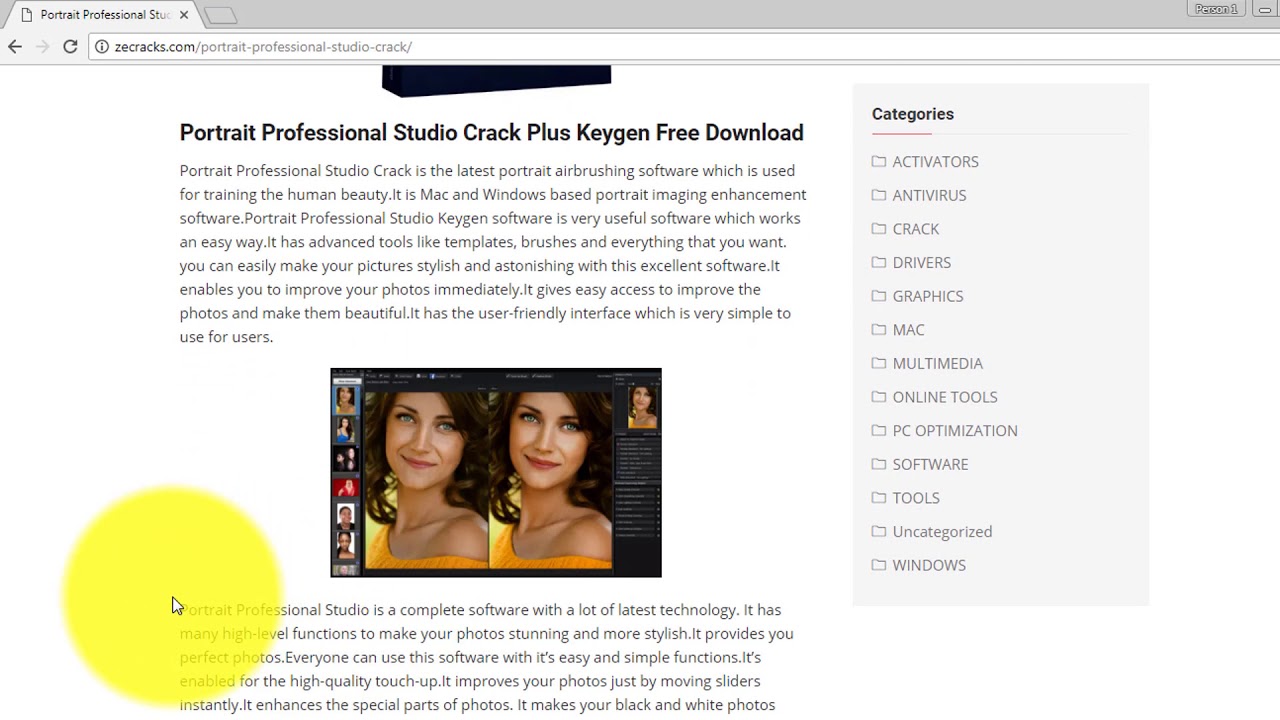 Portrait Professional Studio Crack Plus Keygen Free Download