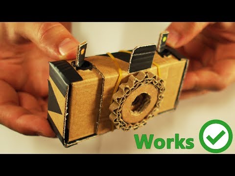 HOW TO MAKE Your Own PHOTO CAMERA from Carboard in 5 minutes with only 2$
