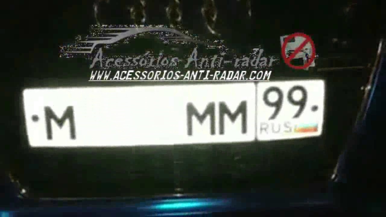 Anti photo radar red light camera license plate spray