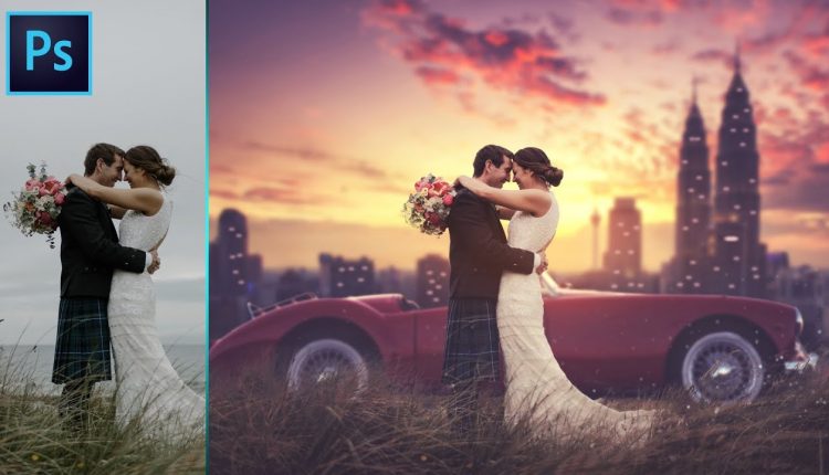 Photoshop CC Tutorial: Wedding Photo Edit Manipulation : CAMERA RAW Filter