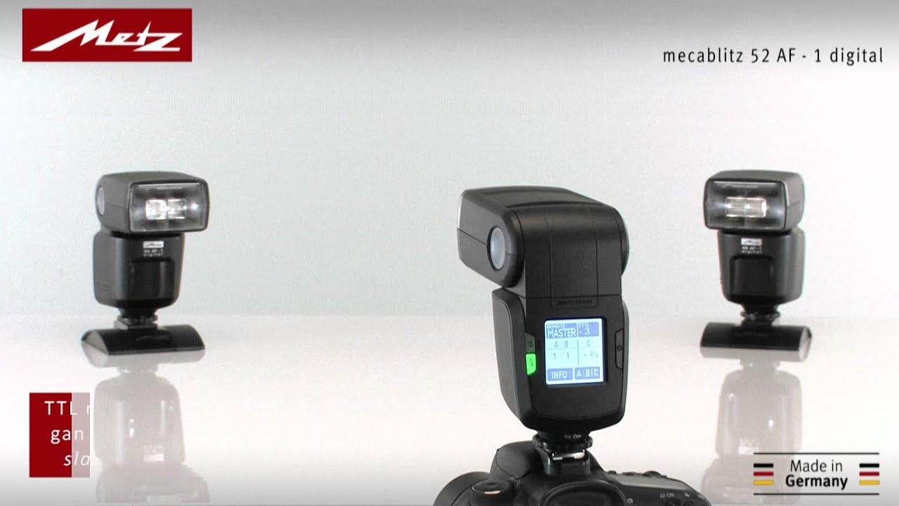 Master Foto video: Metz mecablitz 52 AF-1 digital