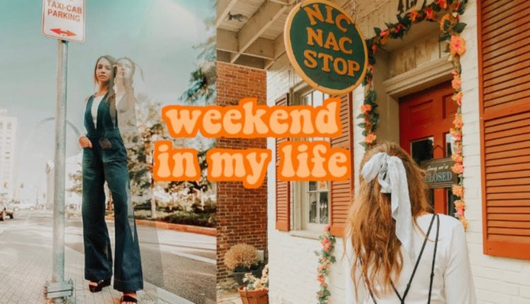 cleaning my room (for fall) montage + grwm senior pictures I weekend in my life