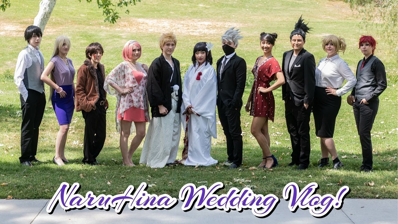 [UchihaHotline] Naruto & Hinata's Wedding (Photoshoot Vlog!) [Naruto Cosplay]
