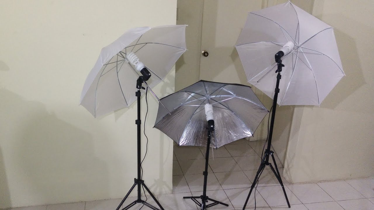 Emart 600W Photography Photo Video Portrait Studio Day Light Umbrella Continuous Lighting Kit