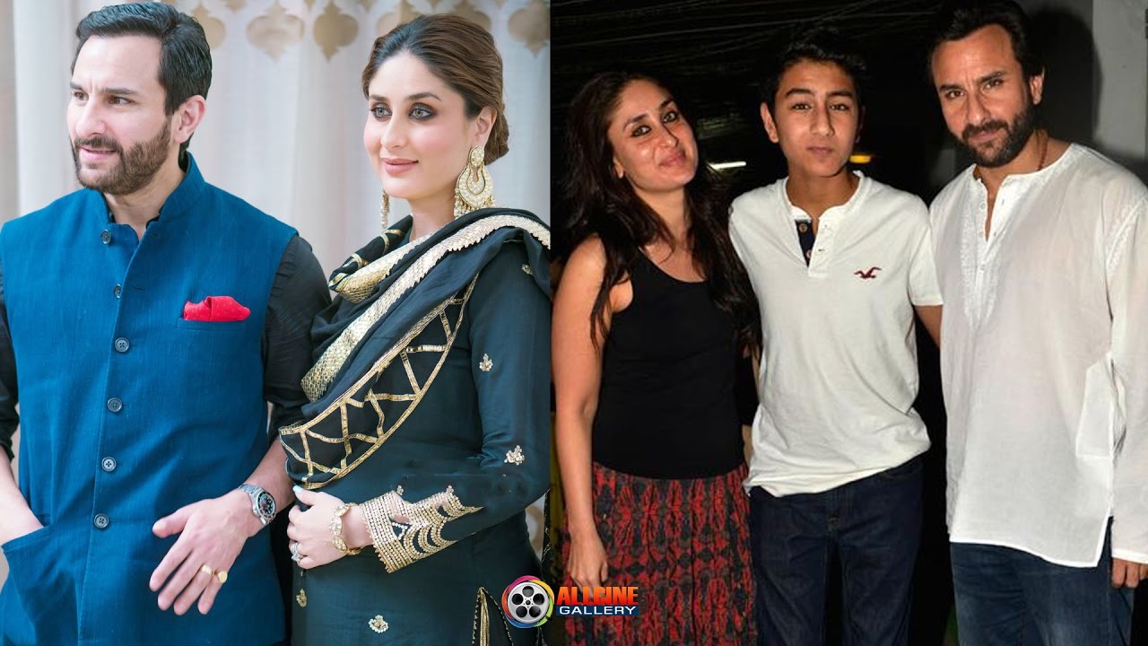 Kareena Kapoor & Saif Ali Khan family Photos with Son & Daughter
