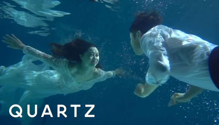 Over-the-top Chinese wedding photos