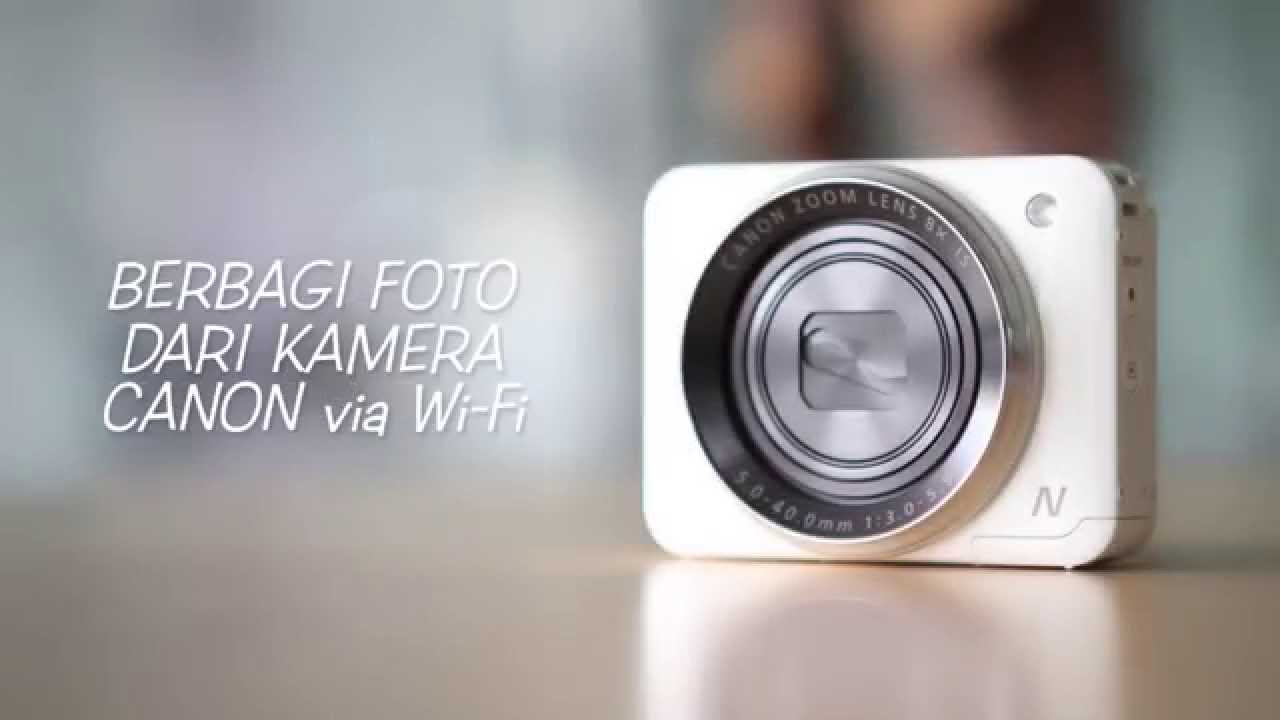 Transfer foto dari kamera Canon ke smartphone dengan CAMERA CONNECT