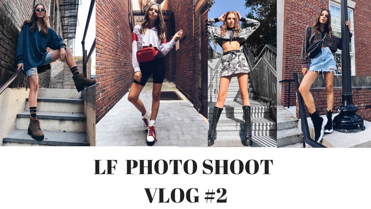 LF Photo Shoot Vlog | Modeling for LF | Outfit inspiration | Back to school try on