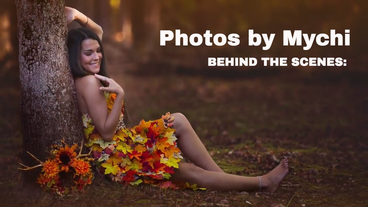 Fall Photo Art Session: Outdoor Photo Shoot with a Lovely Young Model