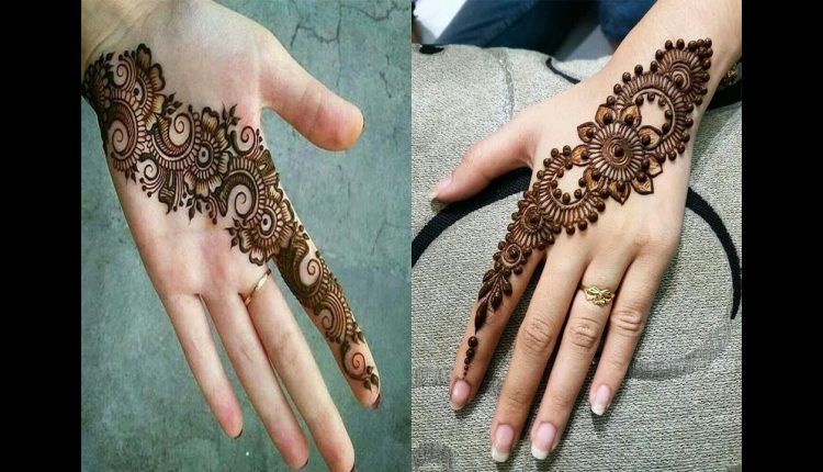 Easy Bachon Ke Mehndi Design