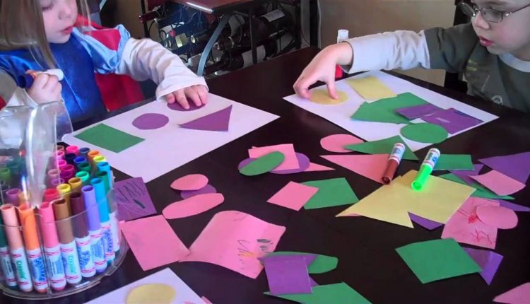 Pre-school Activity- Making Pictures Using Shapes