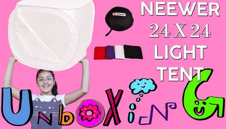 Unboxing the Neewer Photo Studio Shooting Tent Light Cube