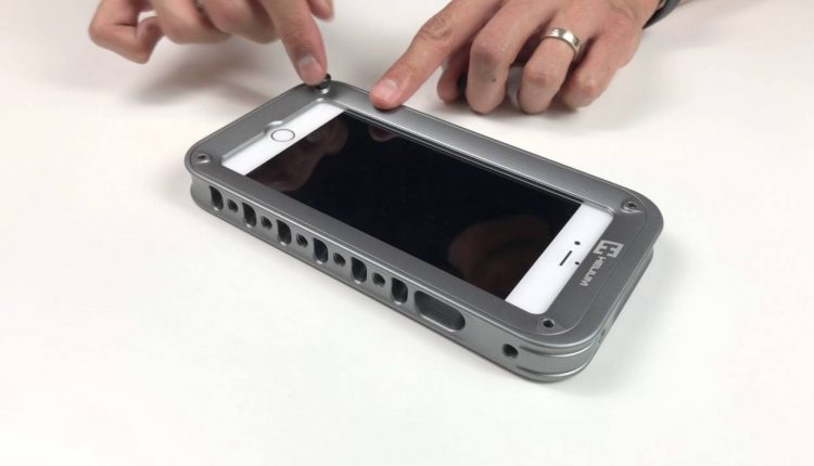 Setting up Helium Core iPhone video and photo camera rig