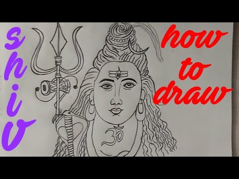 How To Draw Shiva Shankar drawing || art and photography || shiv sketch ||