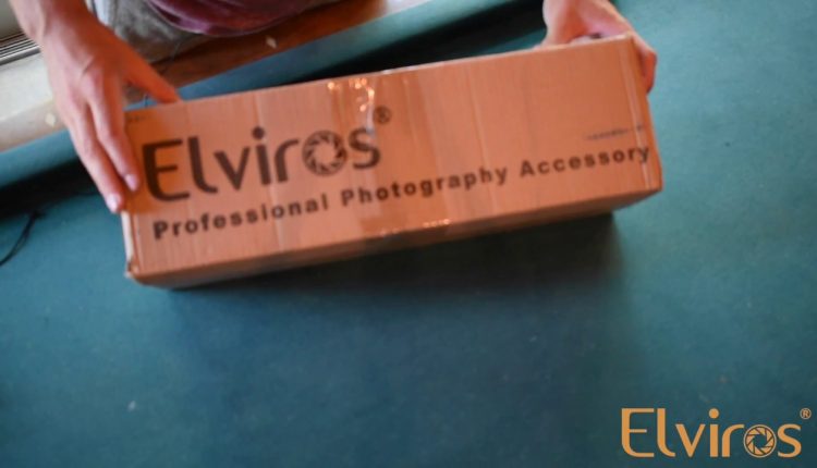 How to set up Elviros photo studio light box?
