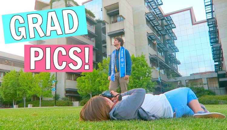 TAKING HIS COLLEGE GRADUATION PHOTOS!