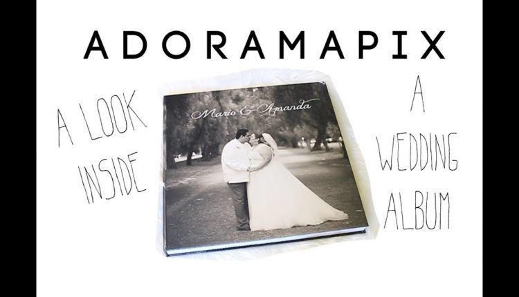 A look inside a wedding album