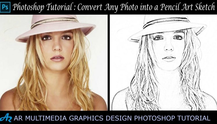 Photoshop Tutorial: Pencil Art Sketch in Photoshop CC 2018|Convert Photo in to Pencil Drawing PS