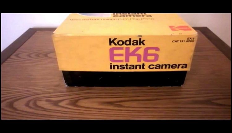 KODAK EK6 INSTANT FILM PHOTO CAMERA in ORIGINAL BOX & BATTERIES not polaroid