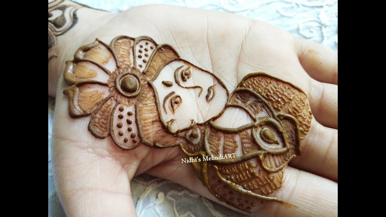 How to Draw Groom Face in Full Hand Bridal Mehndi Design- Tips for Beginners