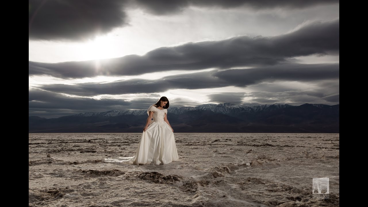 Bridal Portrait Photography in Death Valley NP with Anthony Blake