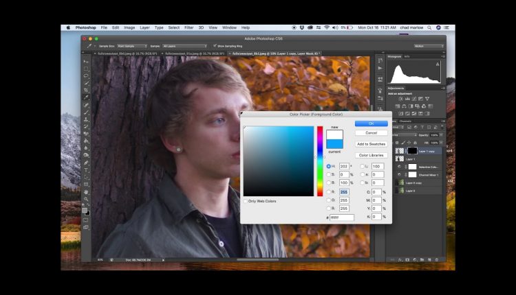 Photoshop editing senior pictures