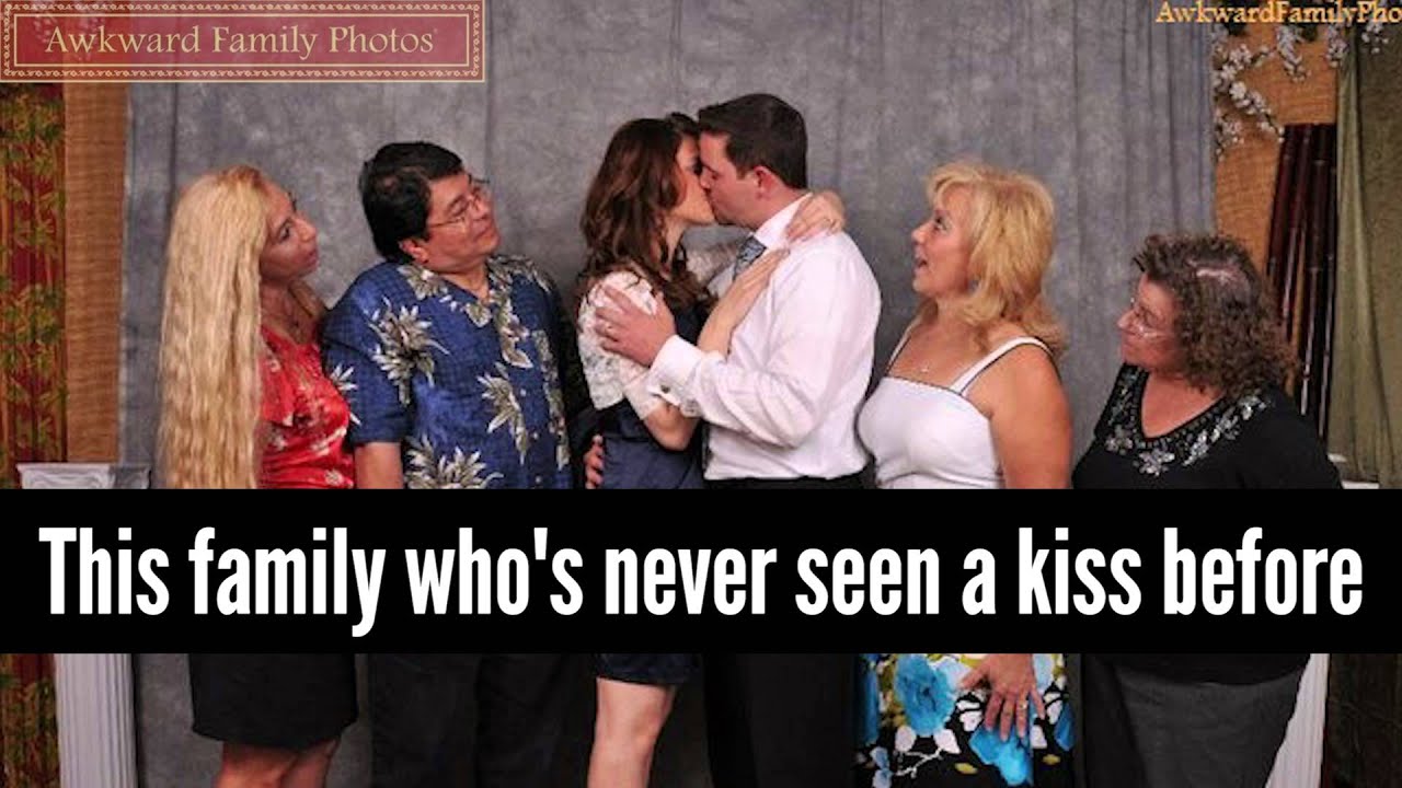 Awkward Family Photos: 15 Weird Wedding Kisses