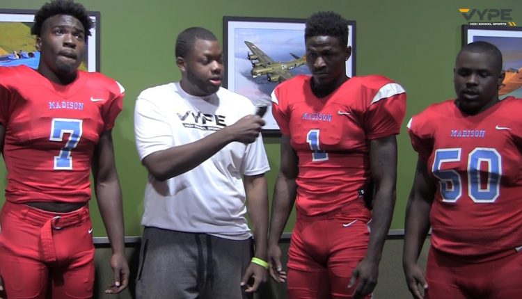 Madison High School at the 2018 VYPE Photo Shoot