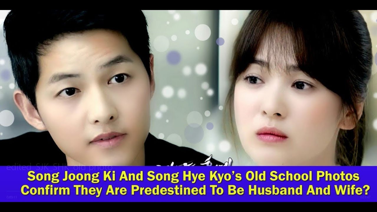 Song Joong Ki & Song Hye Kyo’s Old School Photos Confirm They Are Predestined?
