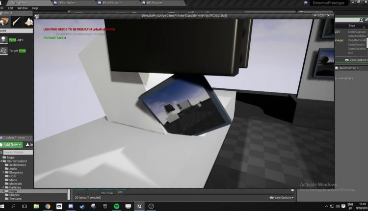 Unreal Engine 4 Photocamera POC