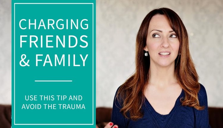 What to charge friends and family for your photography