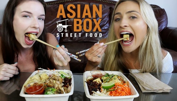 Asian Box Mukbang! Reacting to High School Pictures!