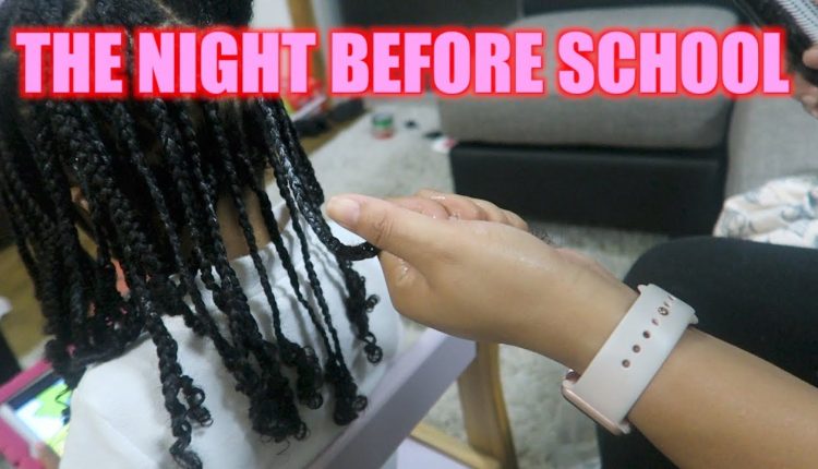 THE NIGHT BEFORE SCHOOL PICTURES! GET READY FOR SCHOOL PICTURES! DAY 9